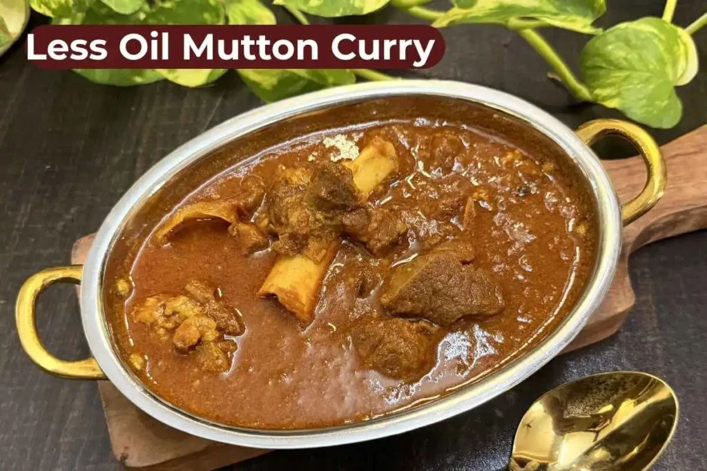 A healthy mutton curry with just 2–3 tbsp oil, whole spices, and a smart turmeric and black pepper combo for better nutrition. Simple, flavourful, and wholesome.